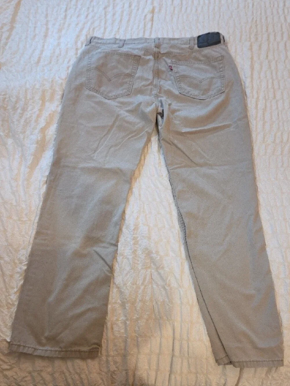 Levi's Light Khaki Straight Leg Chinos